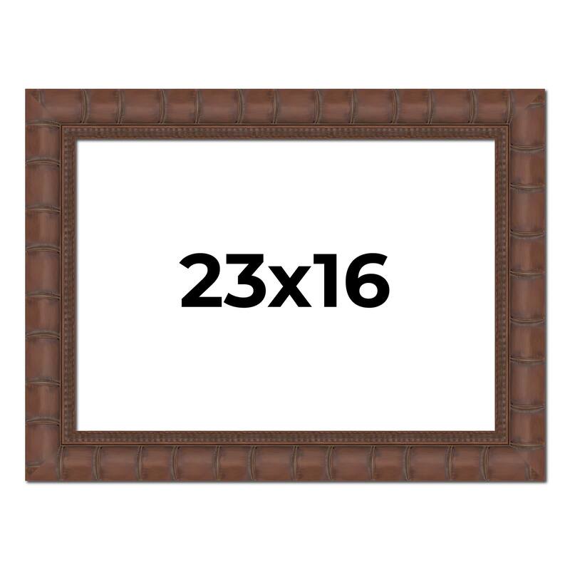 23x16 Frame Pewter Solid Wood Picture Frame Width 1.625 Inches | Interior Frame Depth 0.6875 Inches