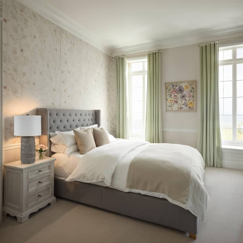 Everren Whalen 28.0" Height Table Lamps, Warm Charcoal Grey