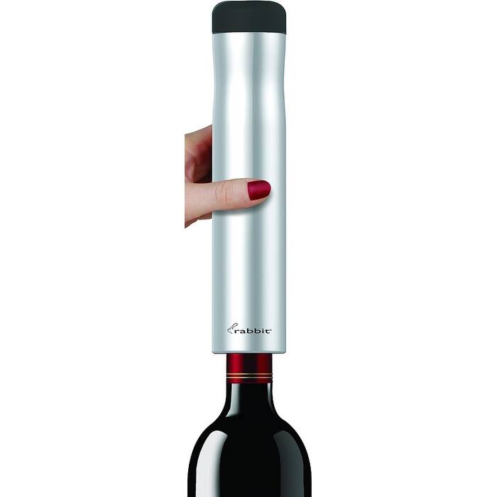 Rabbit Automatic Electric Corkscrew Bottle Opener - 13.5" x 3.25" x 2.5"