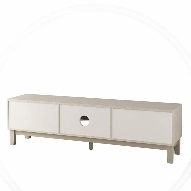 TV Stand for TVs up to 75", Media Console with 4 Drawers, Entertainment Center with Storage