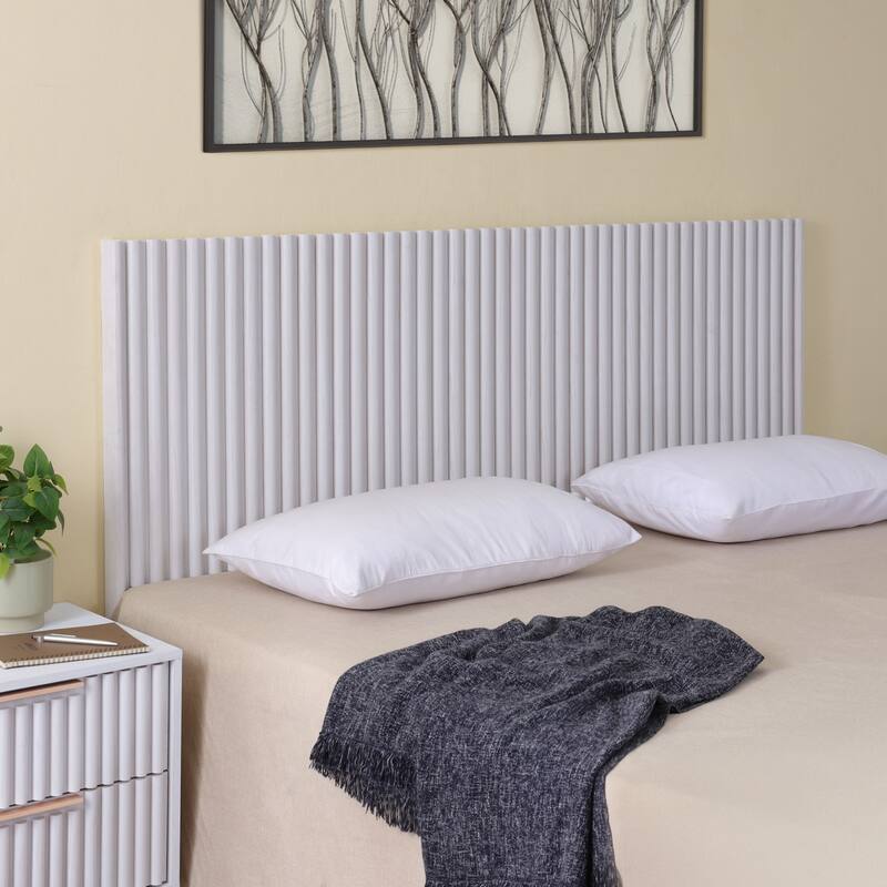 SAFAVIEH Home Telsi Mounted Headboard - Bleached White - King