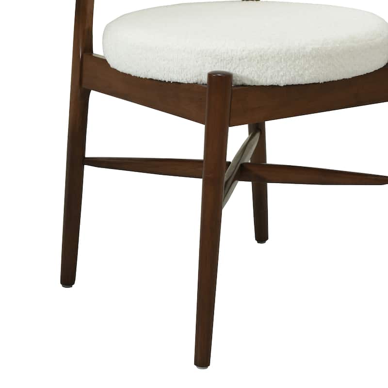 Lumen Dining Chairs Rubberwood (Set of 2 ) by Christopher Knight Home