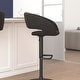 preview thumbnail 154 of 178, Vinyl Adjustable Height Barstool with Rounded Mid-Back
