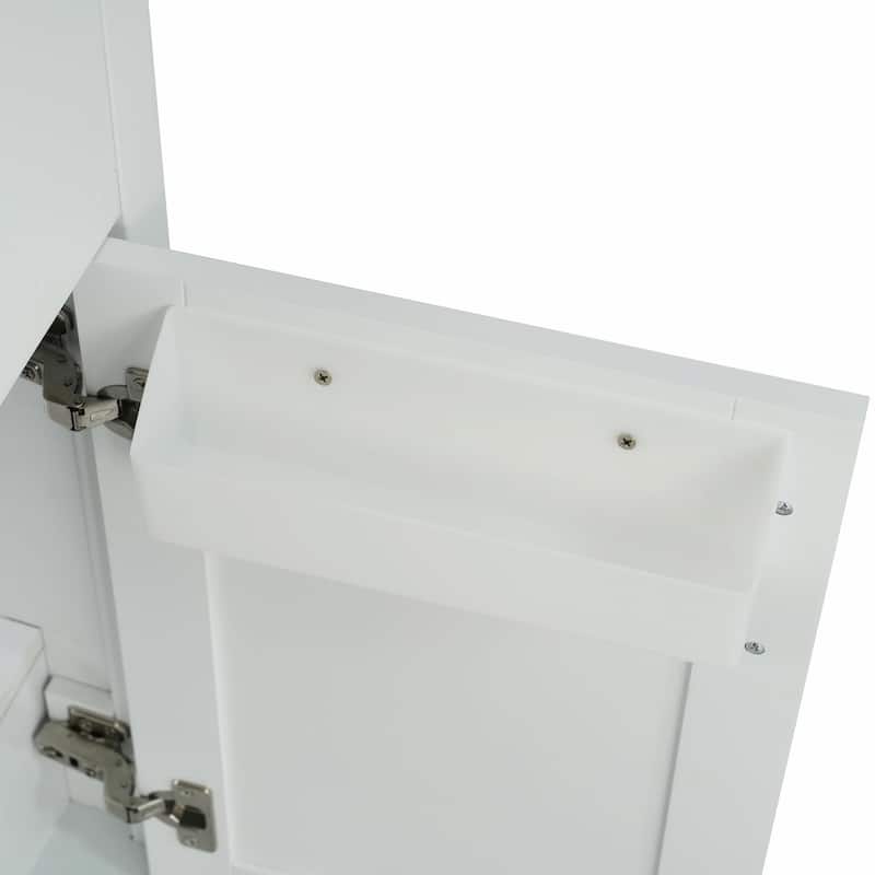 30" Bathroom Vanity with Ceramic Sink and Ample Storage