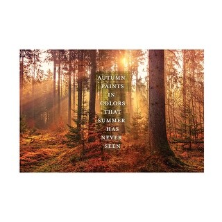 Kimberly Glover 'Autumn Paints' Canvas Art - Bed Bath & Beyond - 39538310