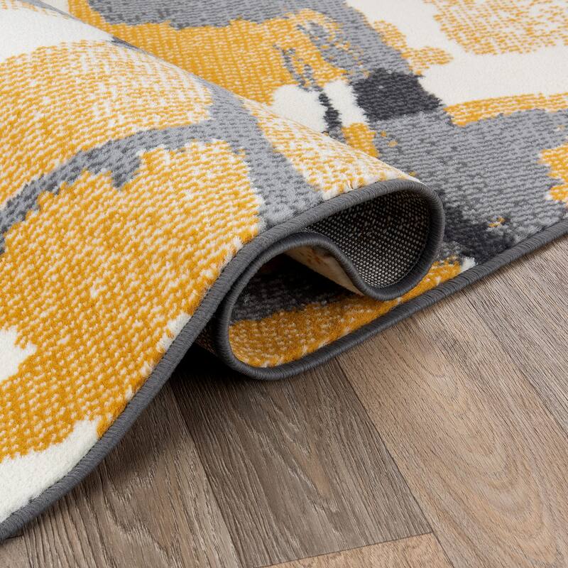 World Rug Gallery Contemporary Abstract Design Area Rug