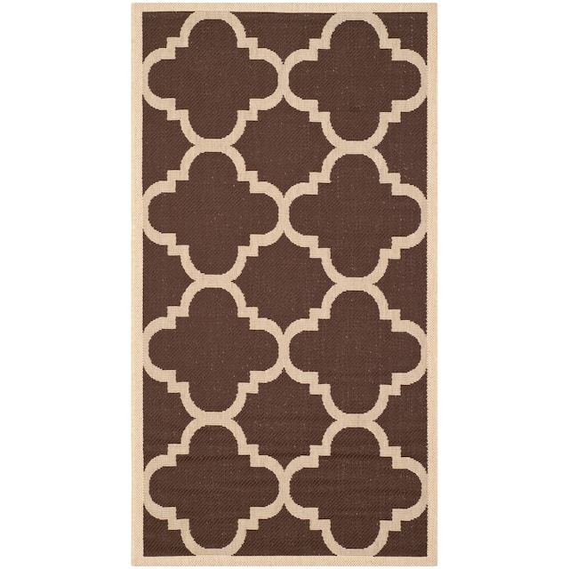 SAFAVIEH Courtyard Maryanne Indoor/ Outdoor Waterproof Patio Backyard Rug