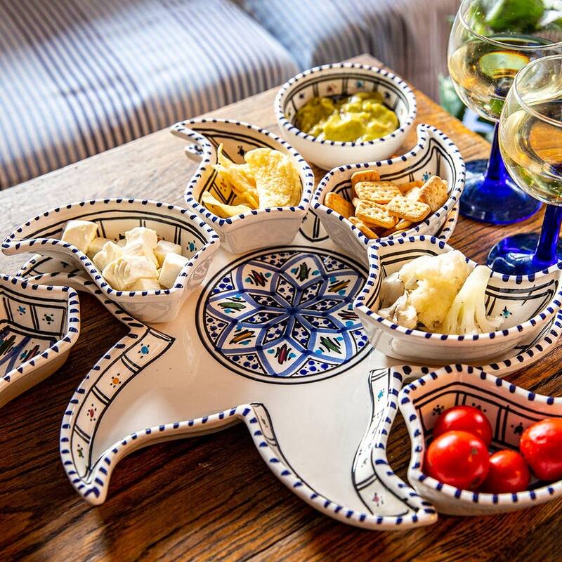 Large Star Set & Serving Platter