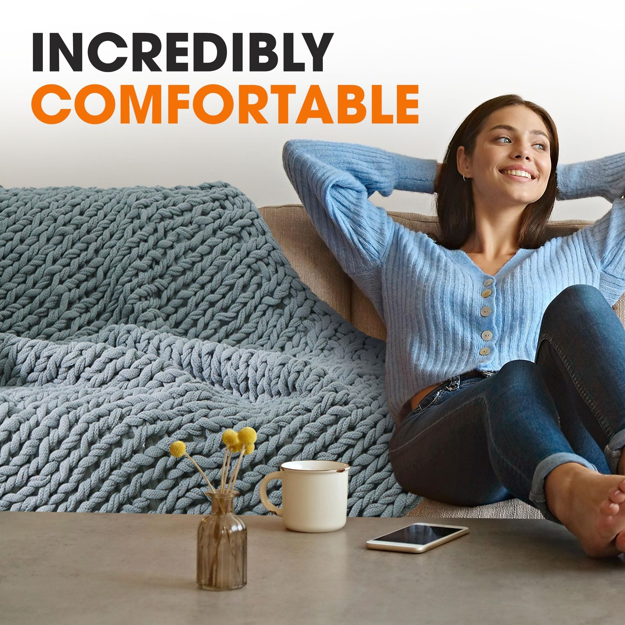 Cable knit cheap fleece blanket