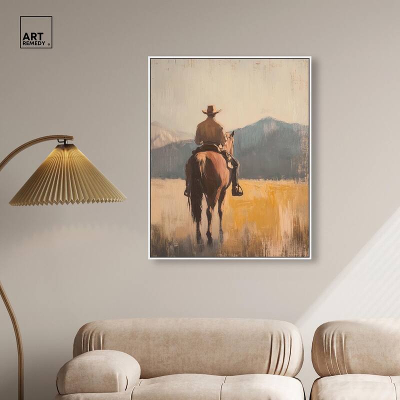 Long Ride Canvas by Art Remedy