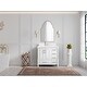preview thumbnail 118 of 128, Willow Collections 36 in x 22 Aberdeen Freestanding Left Offset Sink Bathroom Vanity with Quartz or Marble Countertop
