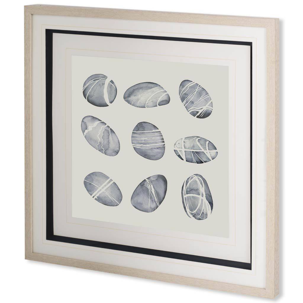 River Worn I Framed Art Print