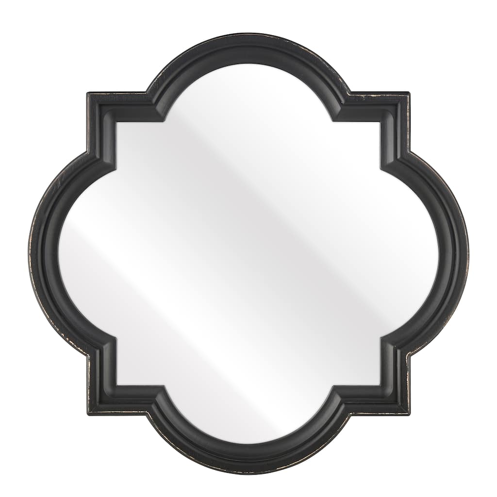 Elk Home Ogee Black Wood Composite 27 Inch Wide Mirror