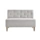 preview thumbnail 20 of 31, Allard Upholstered/Faux Leather Modern Farmhouse Nook Bench