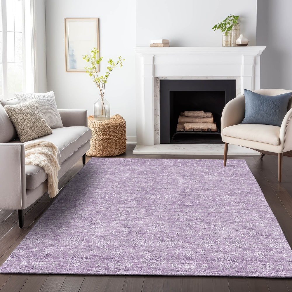 Premium Washable Super Soft Traditional Borderless Mayfield Rug