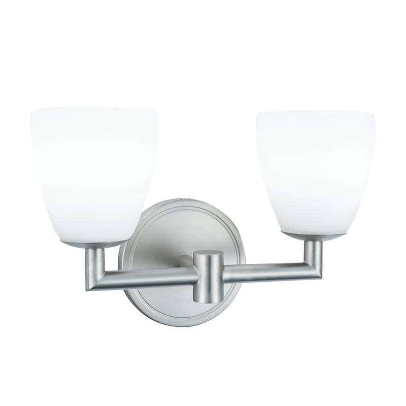 Chancellor 11-inch Wide Integrated LED Vanity Light in Brushed Nickel - 11 - Brushed Nickel