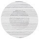 preview thumbnail 11 of 10, SAFAVIEH Alamo Taisija Modern Rustic Rug 6'7" Round - Ivory/Grey - Round