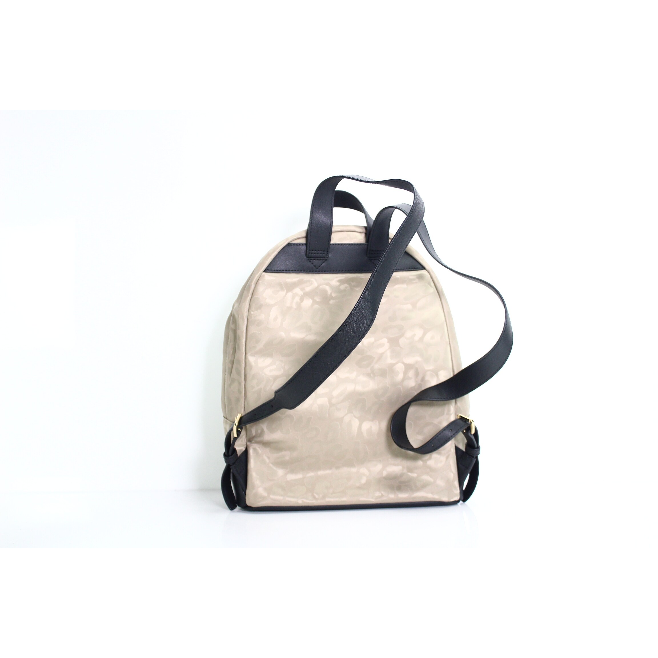 michael kors leopard print backpack