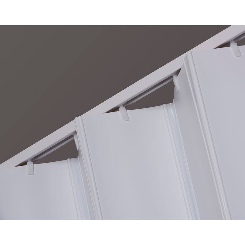 Spectrum Via White PVC 36-inch x 96-inch Folding Door