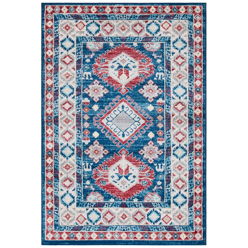 SAFAVIEH Kazak Maribeth Diamond Medallion Rug