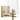 Calais Collection One-Light Vintage Brass Clear Glass Vanity Light - 5 in x 7 in x 8.5 in