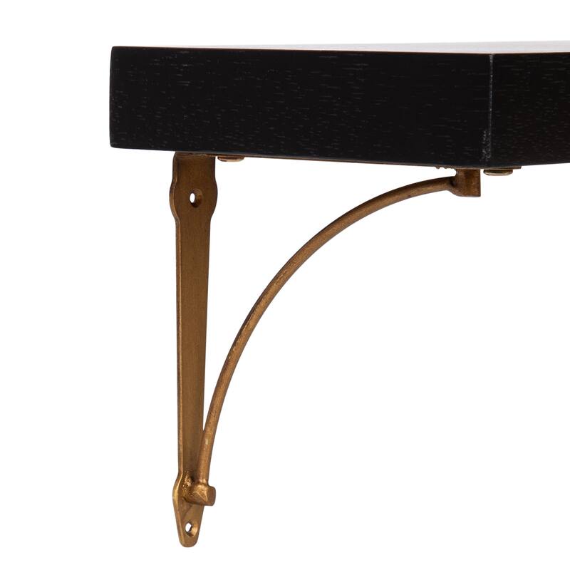 Kate and Laurel Hatley Floating Shelf Set