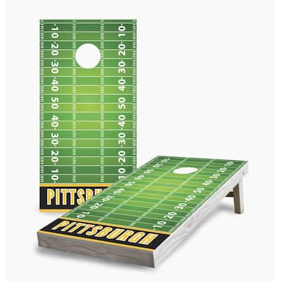 Pittsburgh Steelers Cornhole Game (Choose Wraps or Boards)