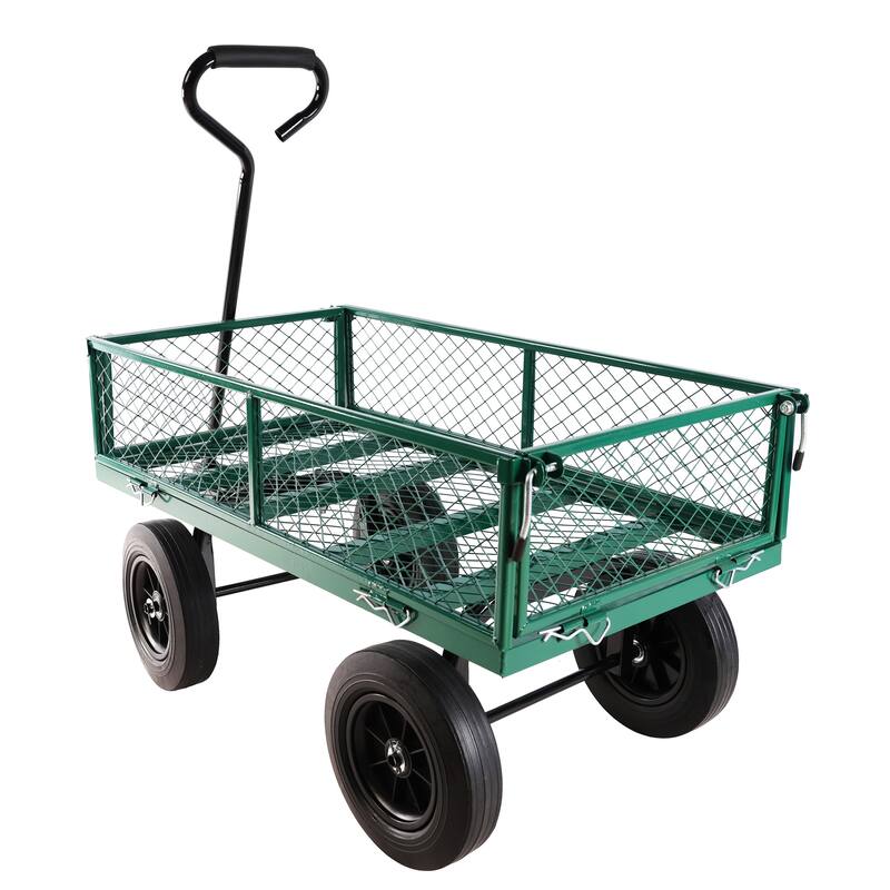 Solid wheels Tools cart Wagon Cart