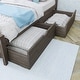 preview thumbnail 20 of 27, Max and Lily Twin-Size Bed with Panel Headboard and Storage Drawers