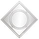 preview thumbnail 4 of 6, Allan Andrews Arwen Large Square Mirror - 40" x 40" x 1"