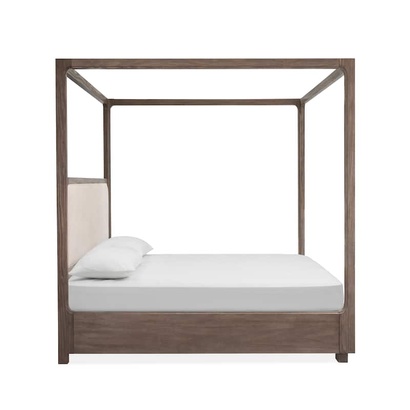 Magnussen Home Westbourne Dark Umber Upholstered Poster Bed