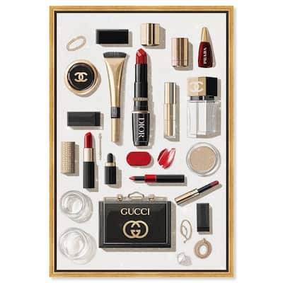 Luxury Makeup Collection II Canvas by Art Remedy