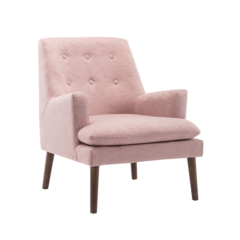 Porthos Home Gaelen Tufted Rubberwood Accent Chair