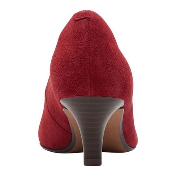 clarks pumps suede