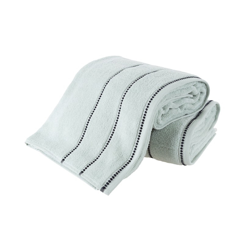 2-Piece Luxury Bathroom Towels Set - Made From Washable 100% Zero Twist Cotton by Lavish Home (Seafoam)
