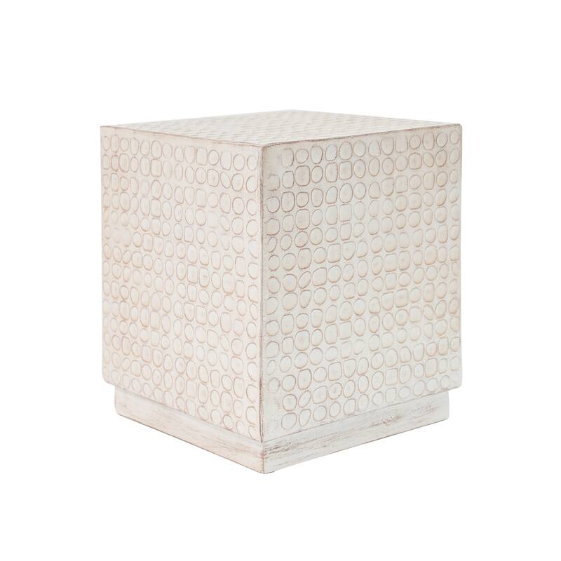 Christopher Knight Home - Hudson Modern Cube Side Table with Durable Magnesium Oxide Build