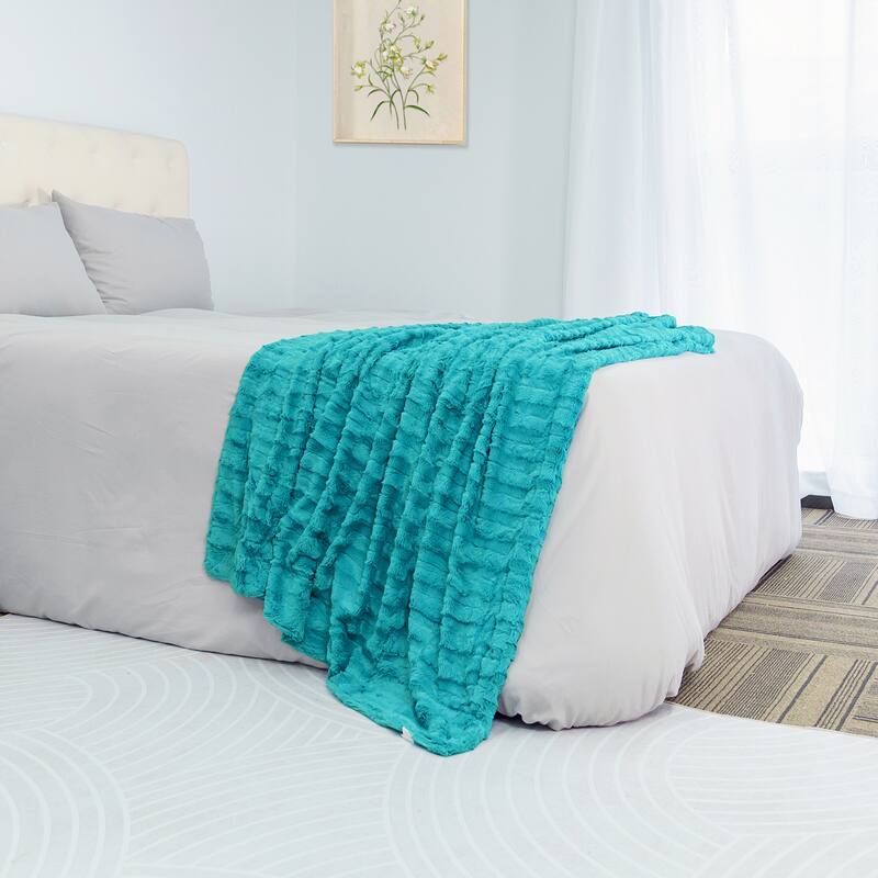 Saga Double Sided FauxFur Throw
