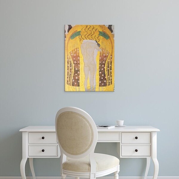Easy Art Prints Gustav Klimt's 'The Kiss for the Whole World' Premium Canvas Art