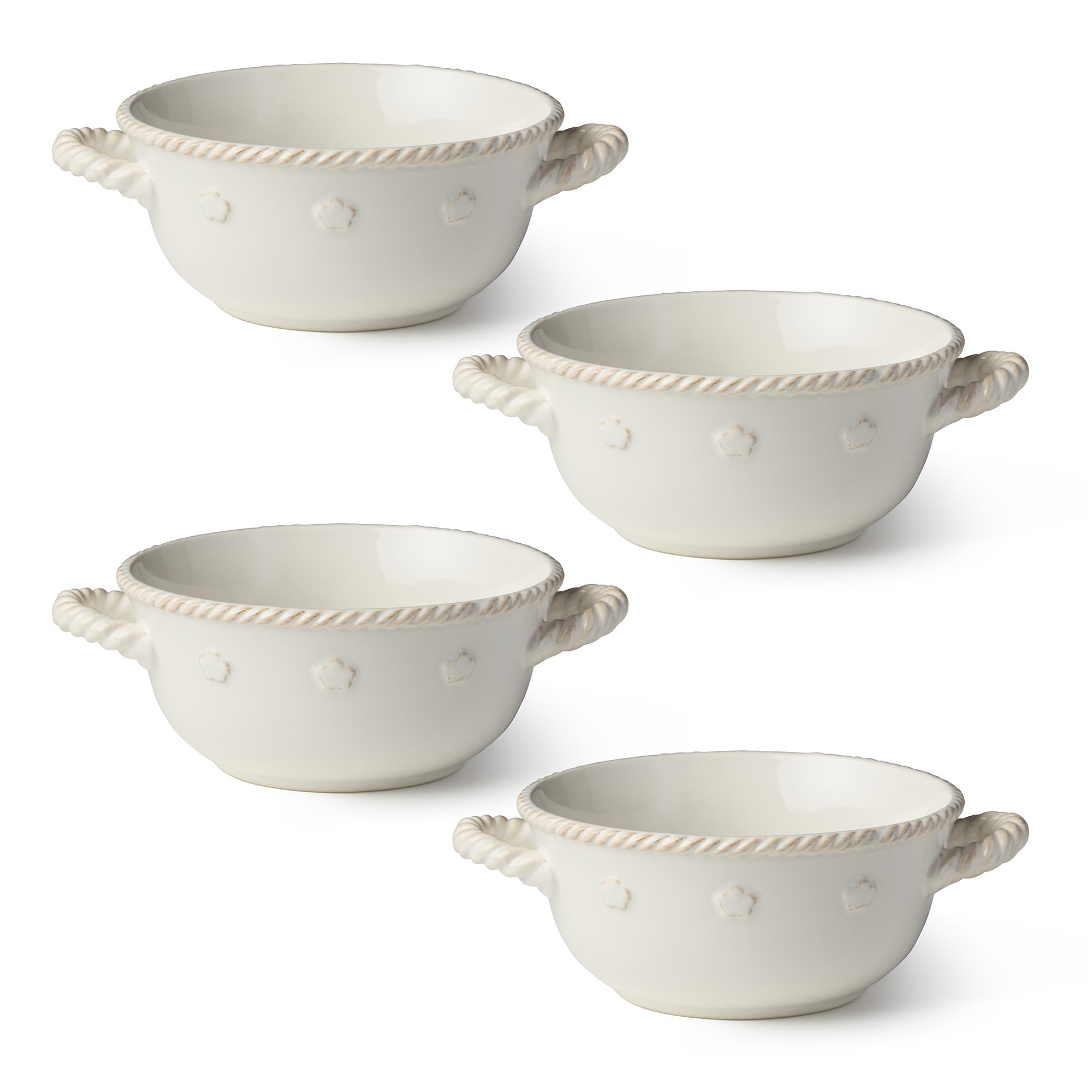 Certified International Heritage Set of 4 Soup Crocks - 8.5" L x 6.5" W x 3" H