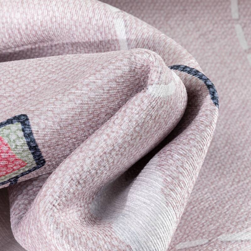 Well Woven Kids Rugs Traffic Modern Machine Washable Area Rug