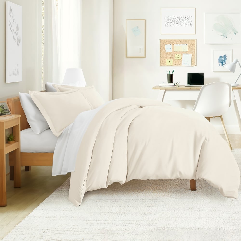 Simply Essential Dorm In A Bag Duvet, Sheet Set, Mattress Pad and Duvet Insert