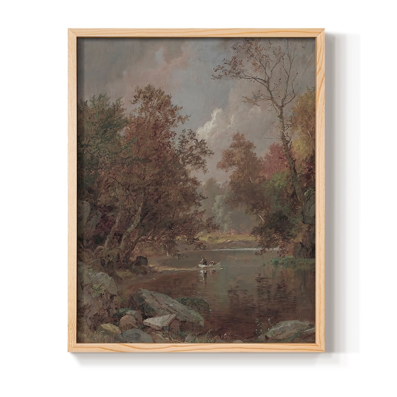 Vintage Landscape XXXVII -Framed Print