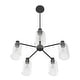 preview thumbnail 4 of 14, Hunter Lochemeade 5 Light Chandelier - Dining Room, Living Room, Entry - Modern Farmhouse, Industrial, Contemporary