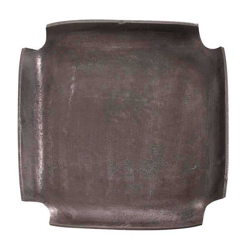 Allan Andrews Graphite Aluminum Tray with Notched Corners