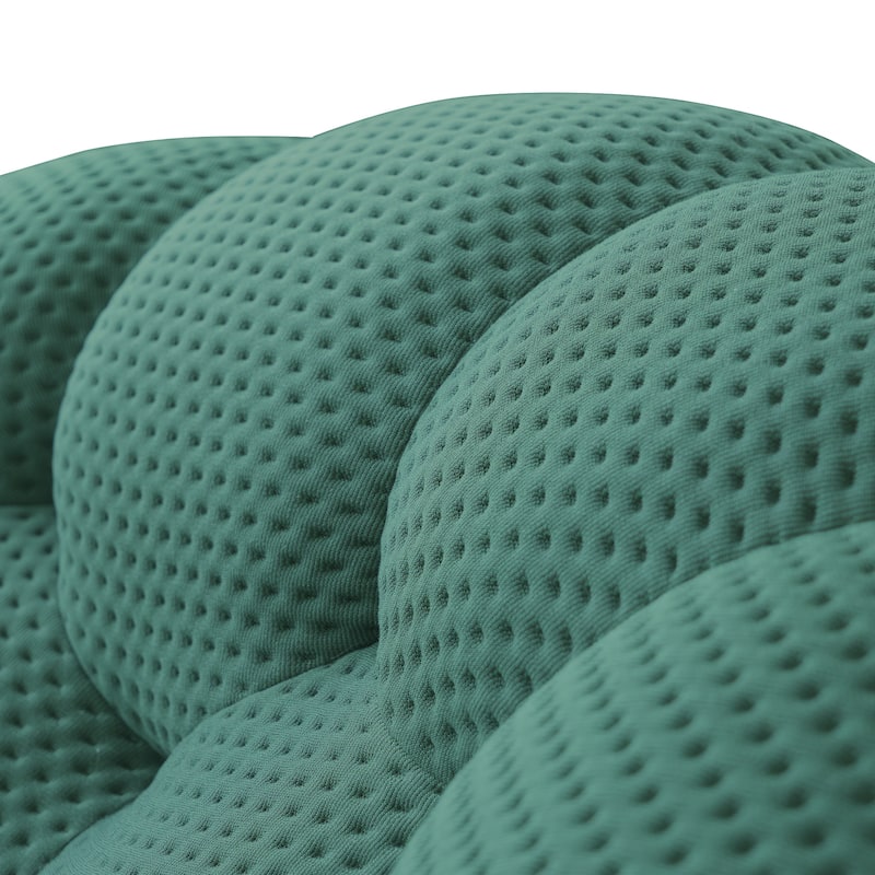 98.43'' Modern Bubble Sofa 3D Honeycomb Shape Lazy Sofa Couch