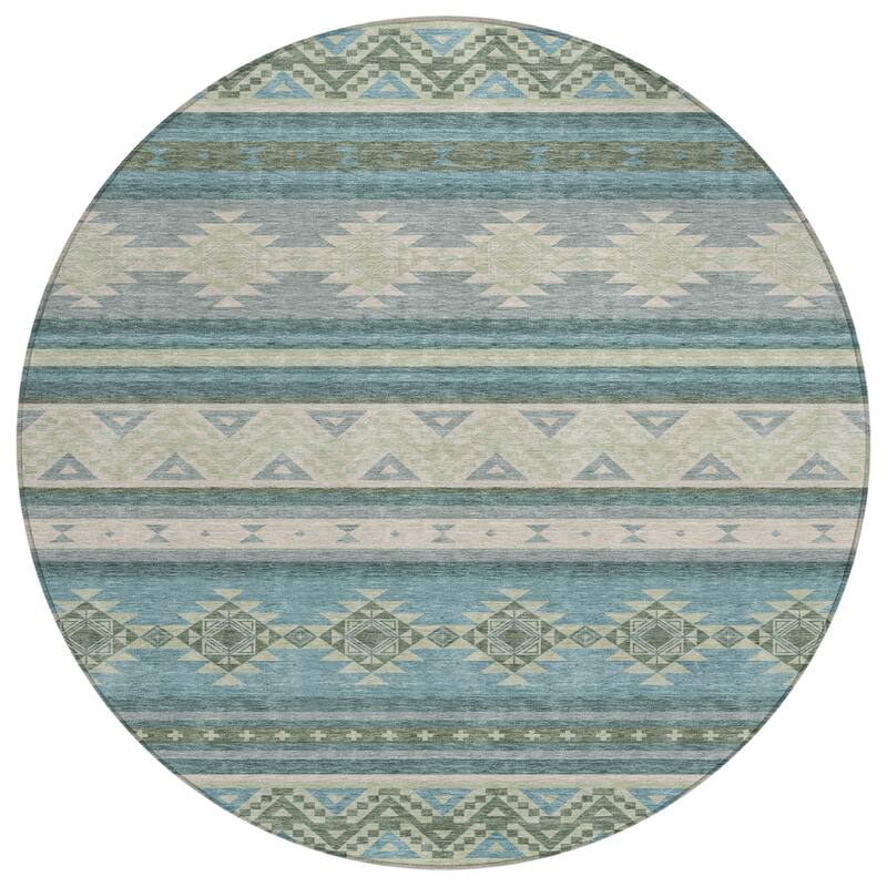 Machine Washable Indoor/ Outdoor Global Heston Chantille Rug