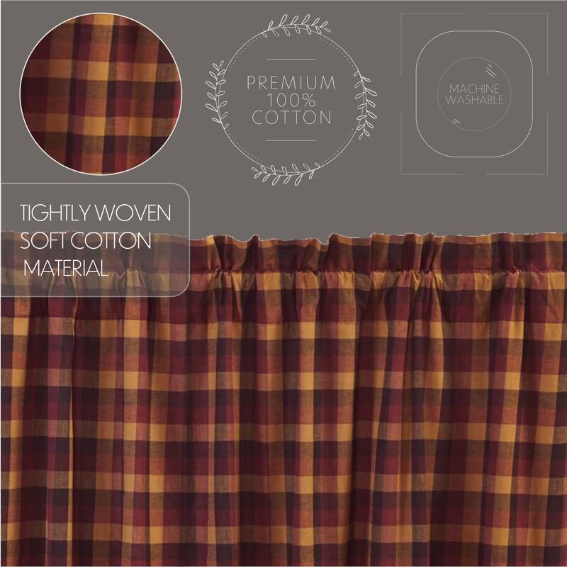 Primitive Check Valance - 16x60