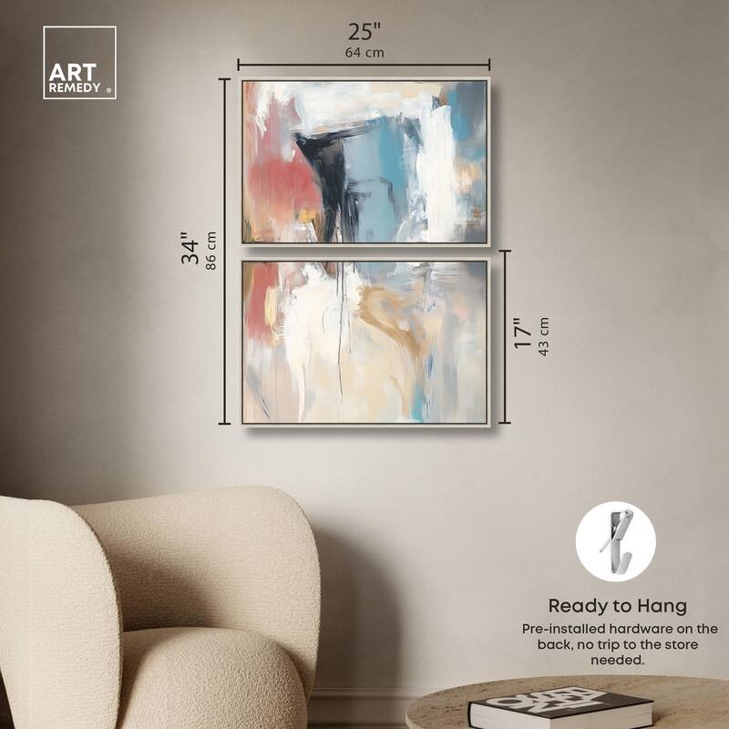 Sanctuary IV Canvas Set of 2 by Art Remedy