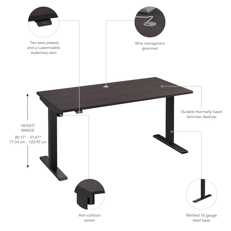 Bush Business Furniture Move 40 Series 60x30 Adjustable Standing Desk