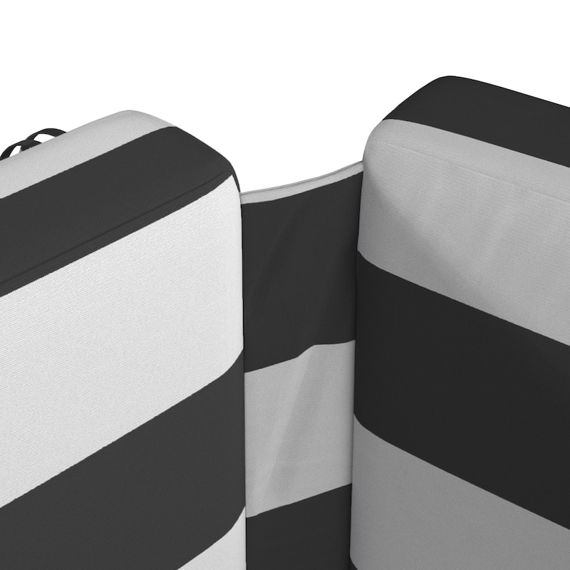 California Umbrella Outdoor Chaise Lounge Cushion, 24" x 78", 3.5" Thick, Memory Foam, Solstice Olefin Fabric